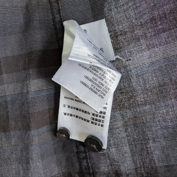 Calvin Klein Black Pleated Shirt M - Picture 8 of 8